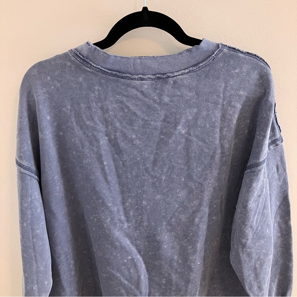 FP Movement by Free People Metti Sweatshirt in Navy Small - Picture 8 of 12